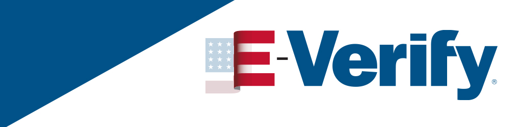 Banner showing E-Verify® Logo